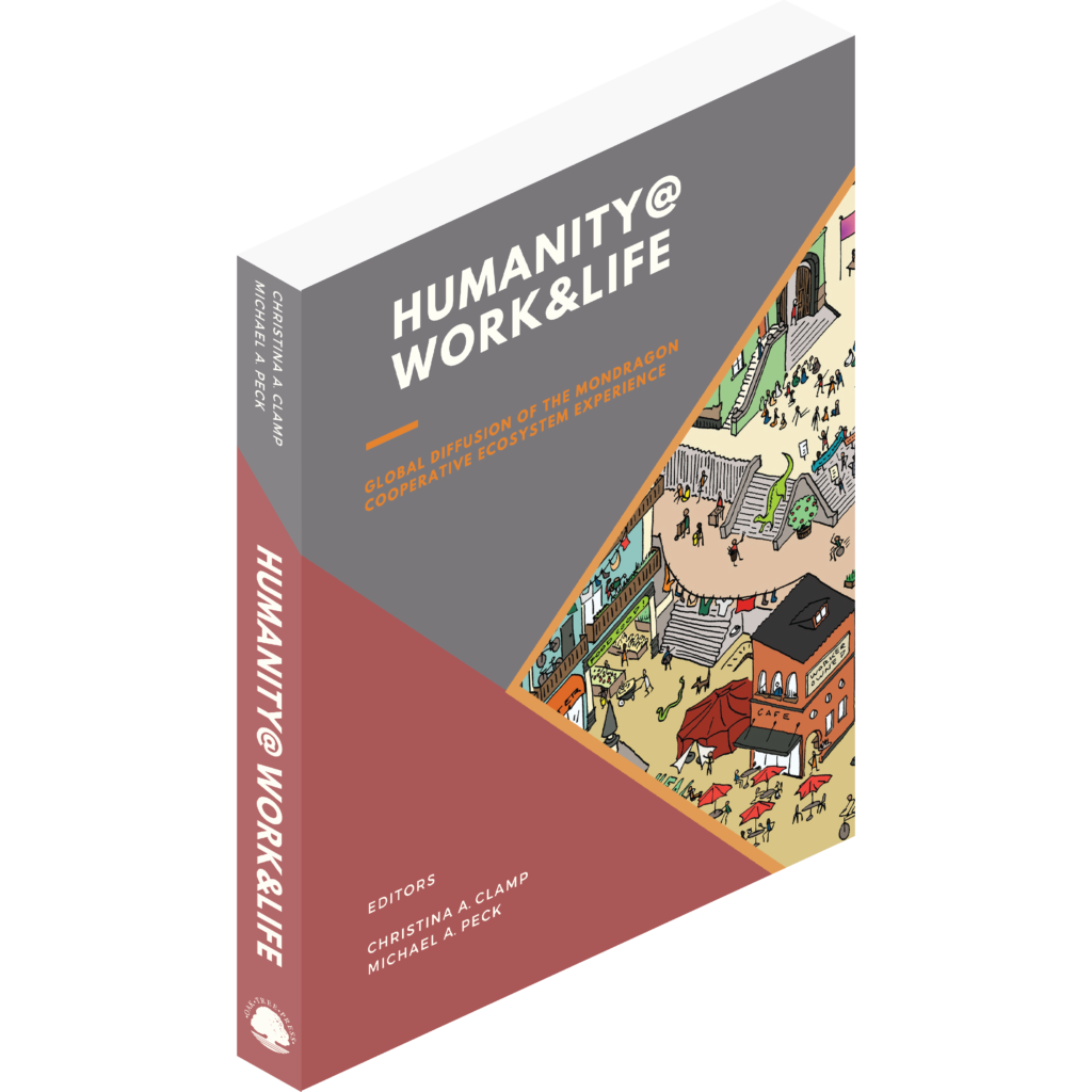 Book cover of Humanity @ Work & Life by Christina Clamp and Michael A. Peck